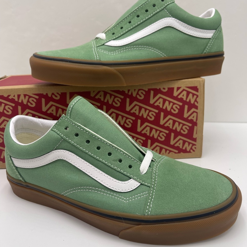 Vans Men’s Old Skool (Gum)
Basil/True White Sneakers Mint
VN0A38G19M0 - Picture 14 of 16